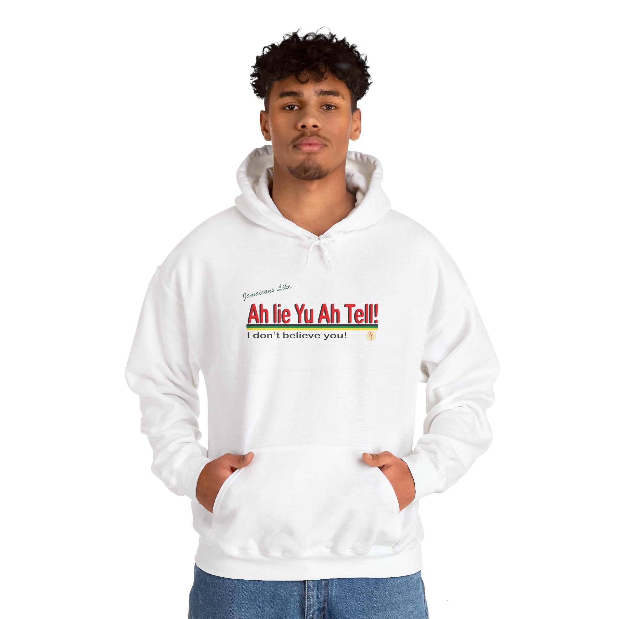 Ah Lie Yu ah Tell - Heavy Blend™ Hooded Sweatshirt