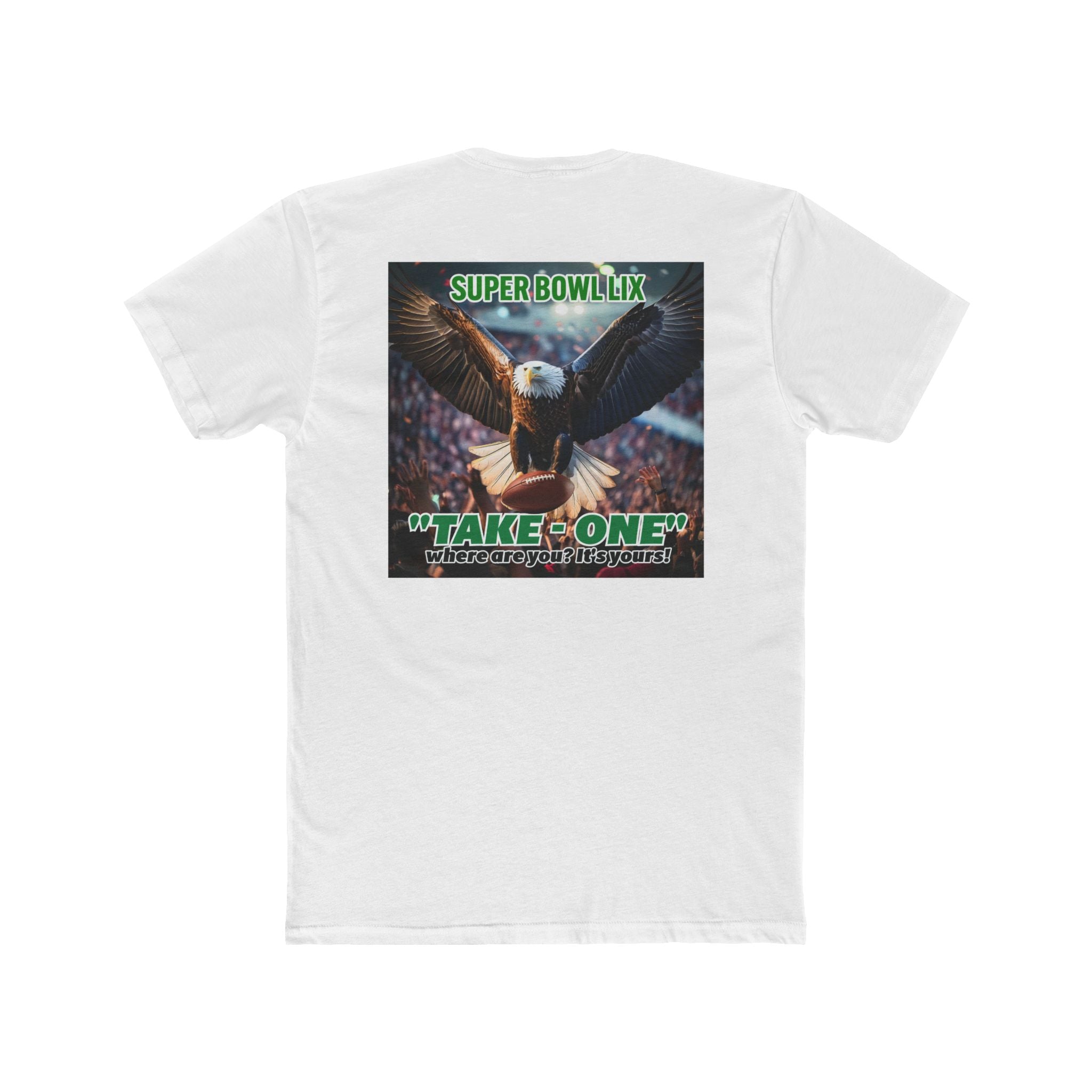 Super Bowl Themed Unisex Cotton Crew Tee - 'Ouch, That Hurts!'