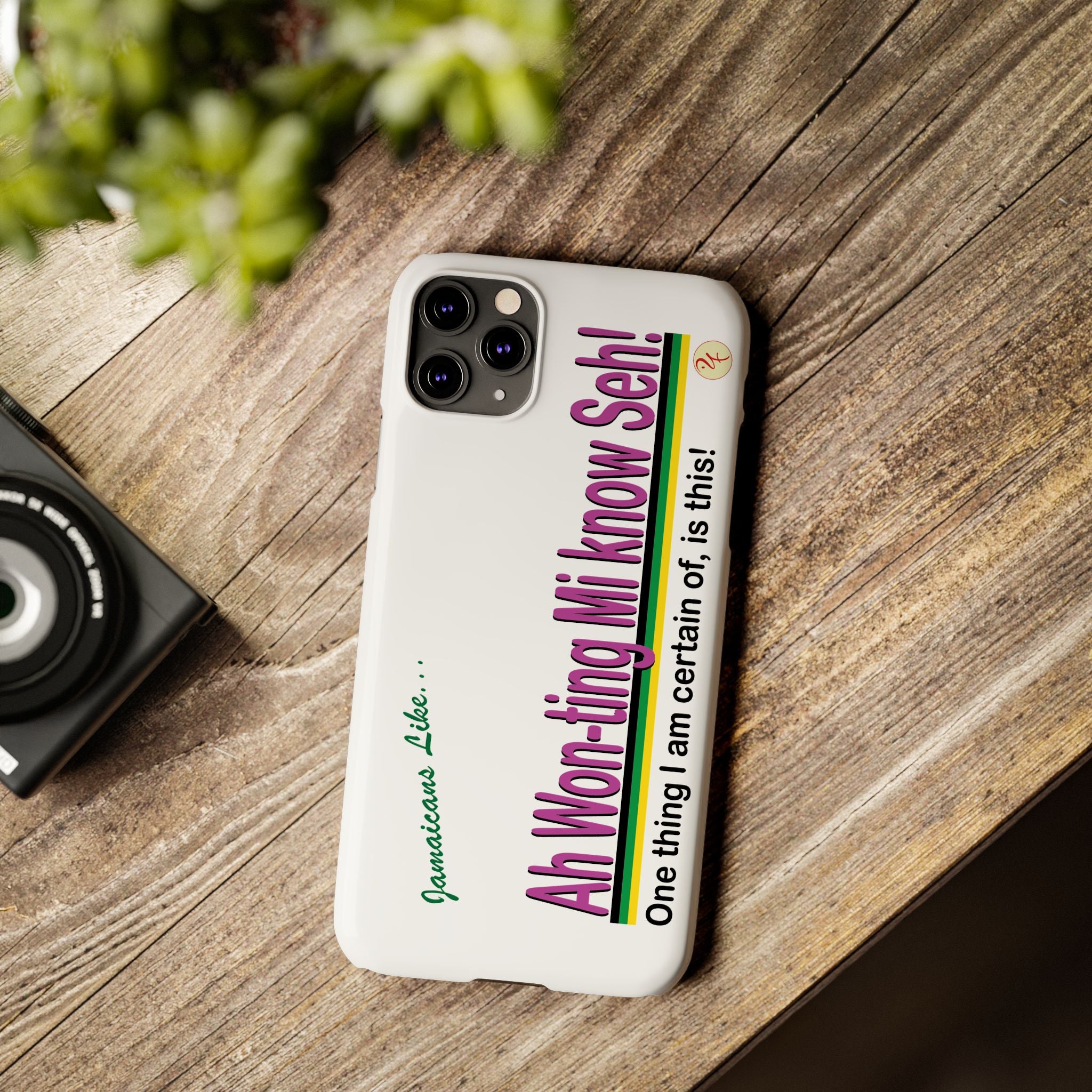 Ah won ting mi know seh - Slim Phone Cases