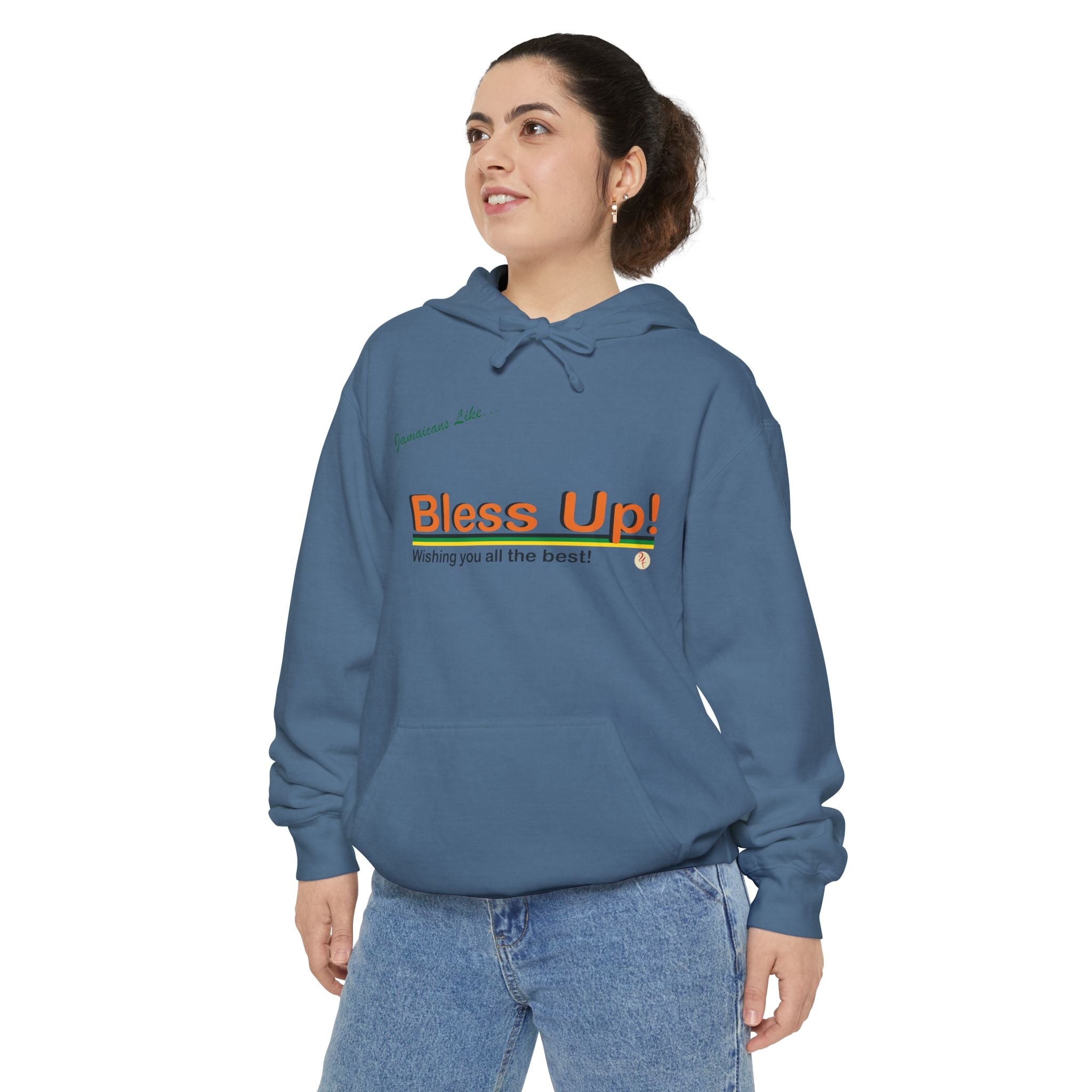 Bless Up - Garment-Dyed Hoodie