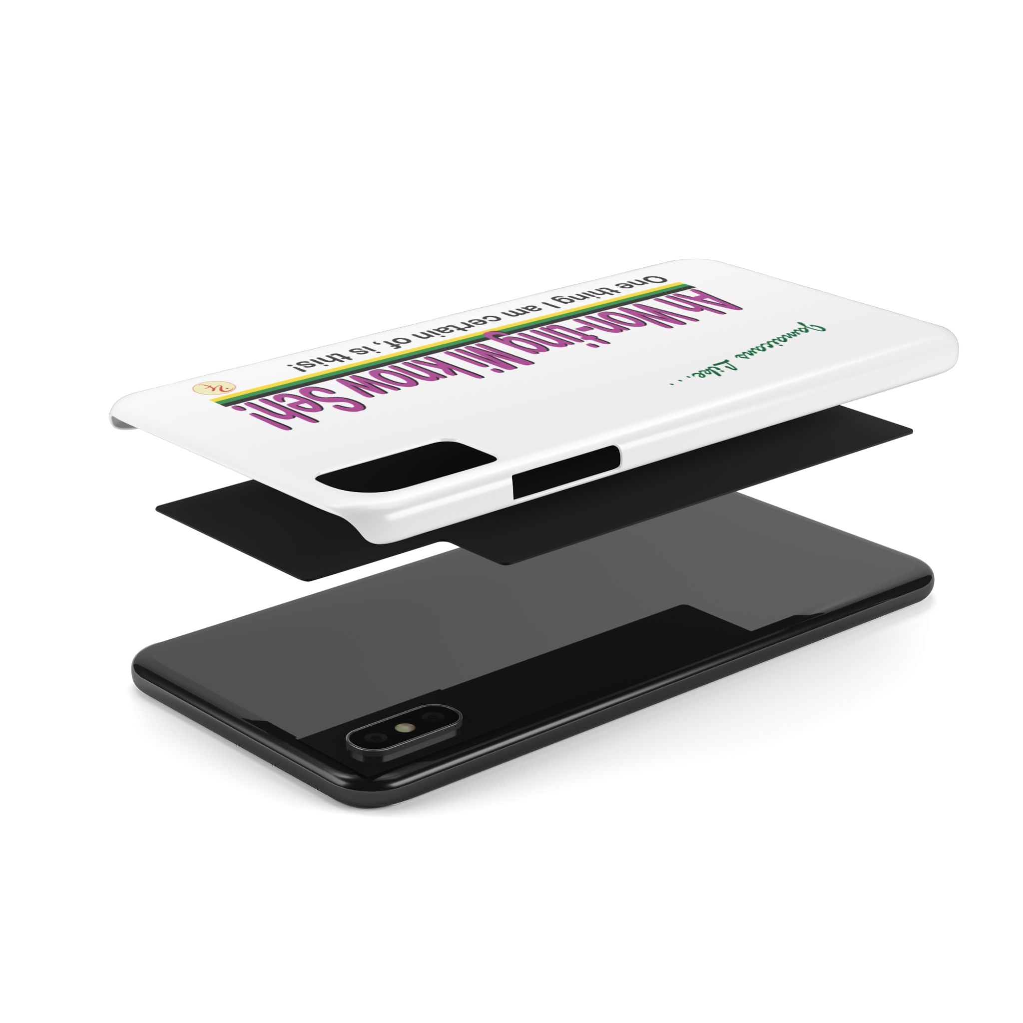 Ah won ting mi know seh - Slim Phone Cases