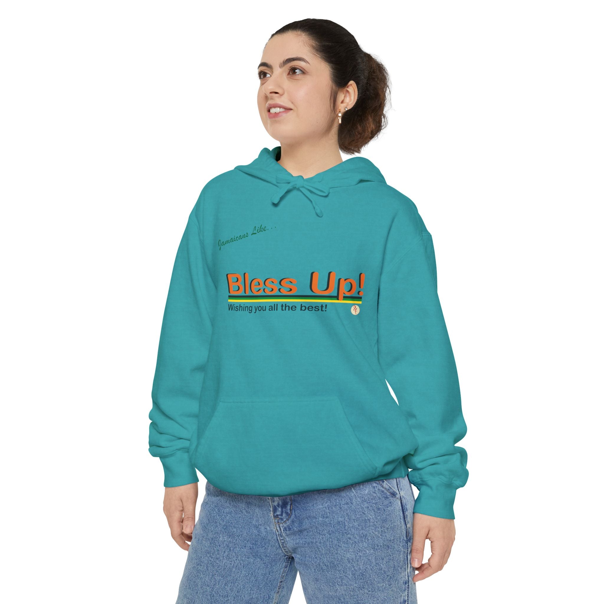 Bless Up - Garment-Dyed Hoodie