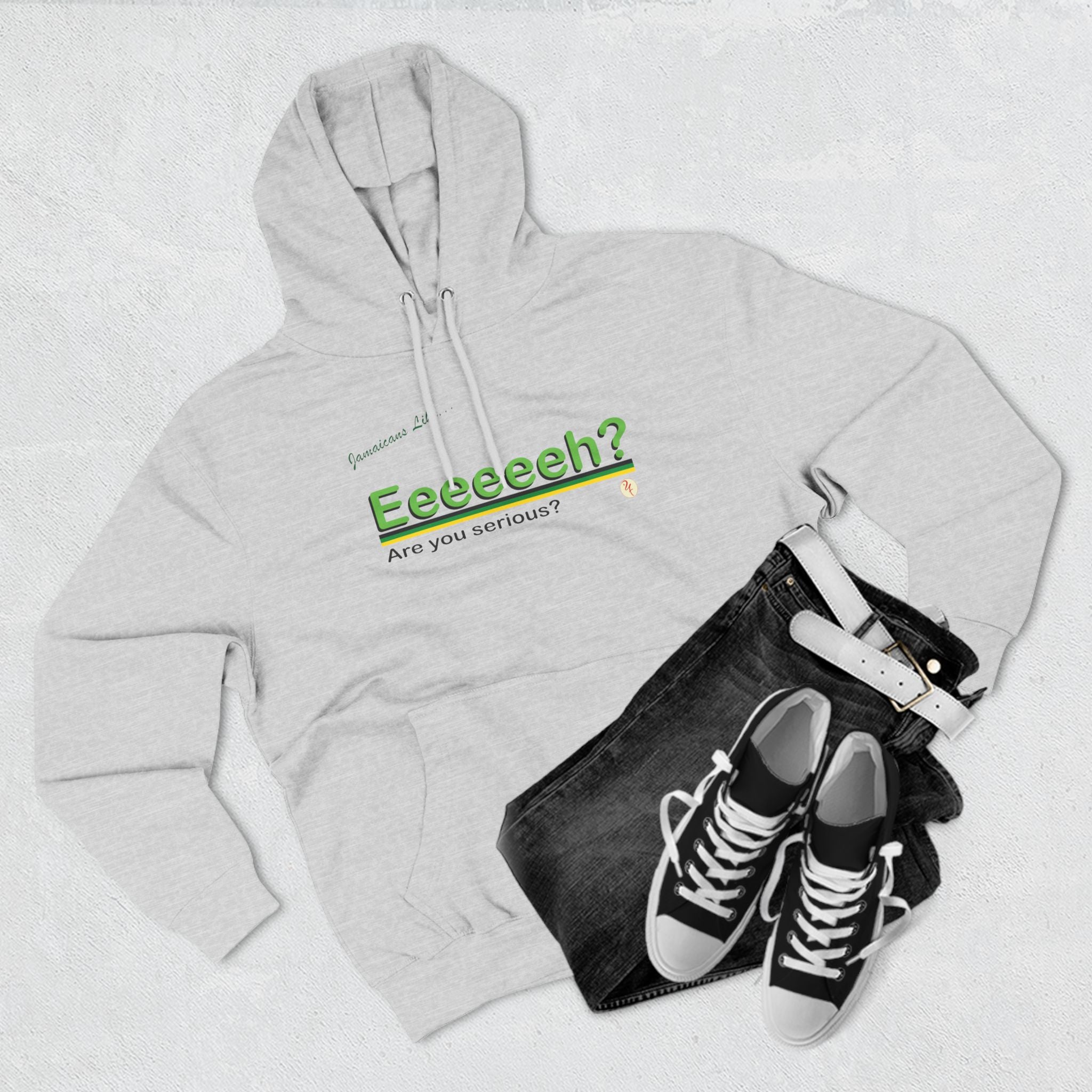 Eeeeeh - Three-Panel Fleece Hoodie
