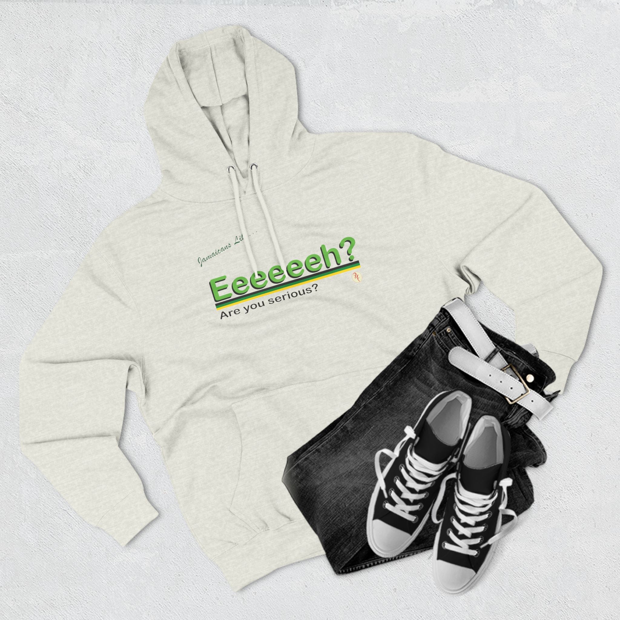 Eeeeeh - Three-Panel Fleece Hoodie