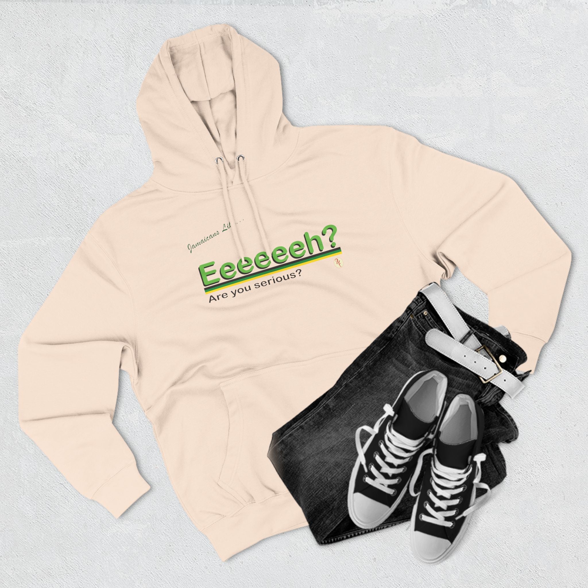 Eeeeeh - Three-Panel Fleece Hoodie