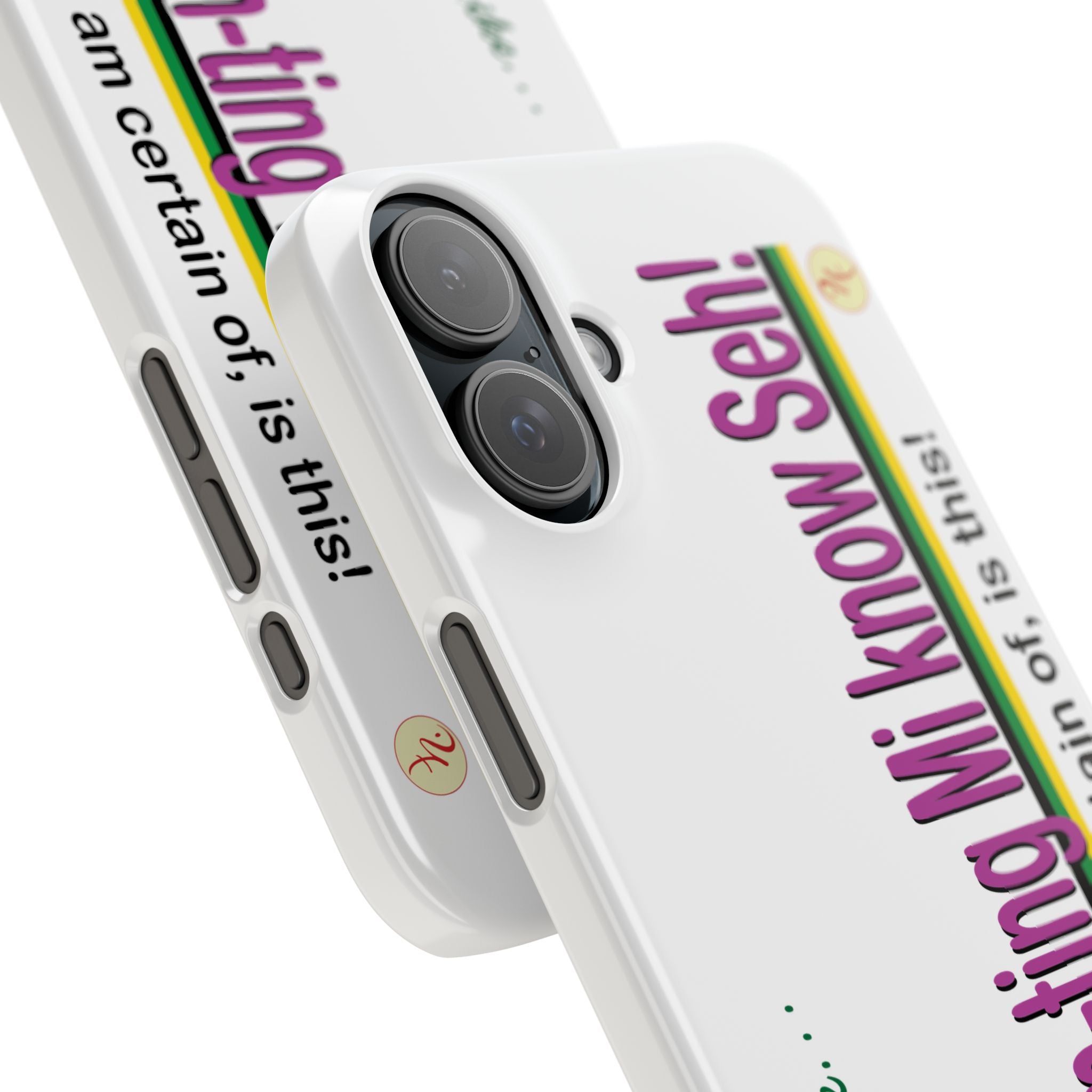 Ah won ting mi know seh - Slim Phone Cases