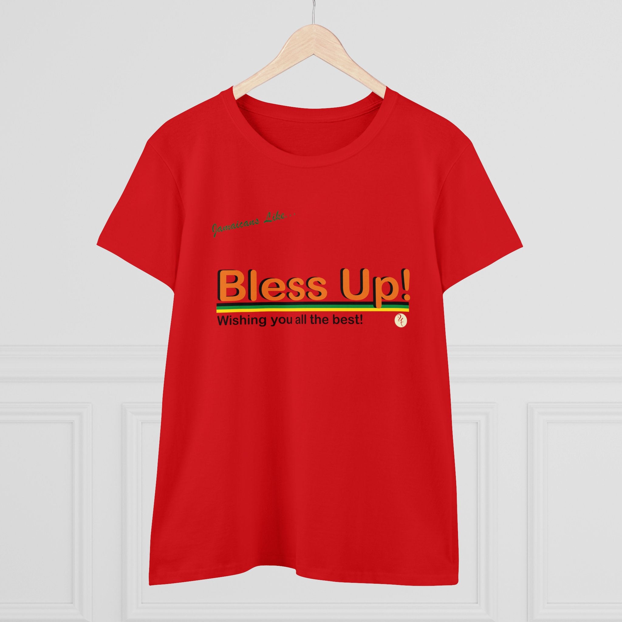 "Bless-up" Women's Midweight Cotton T-Shirt