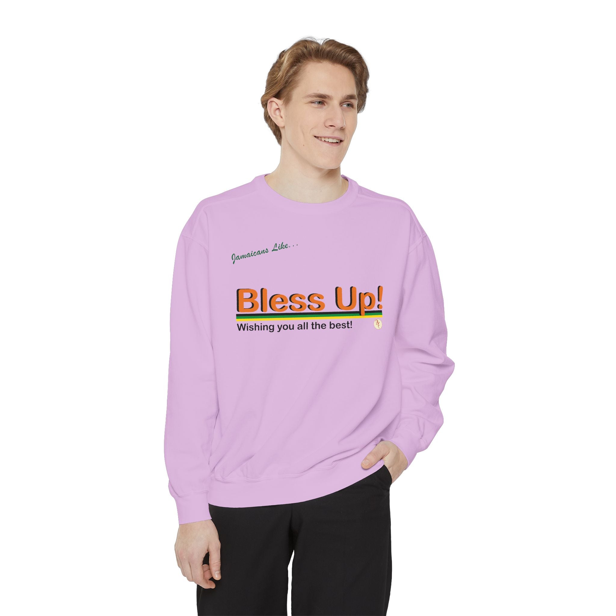 Bless Up - Garment-Dyed Sweatshirt