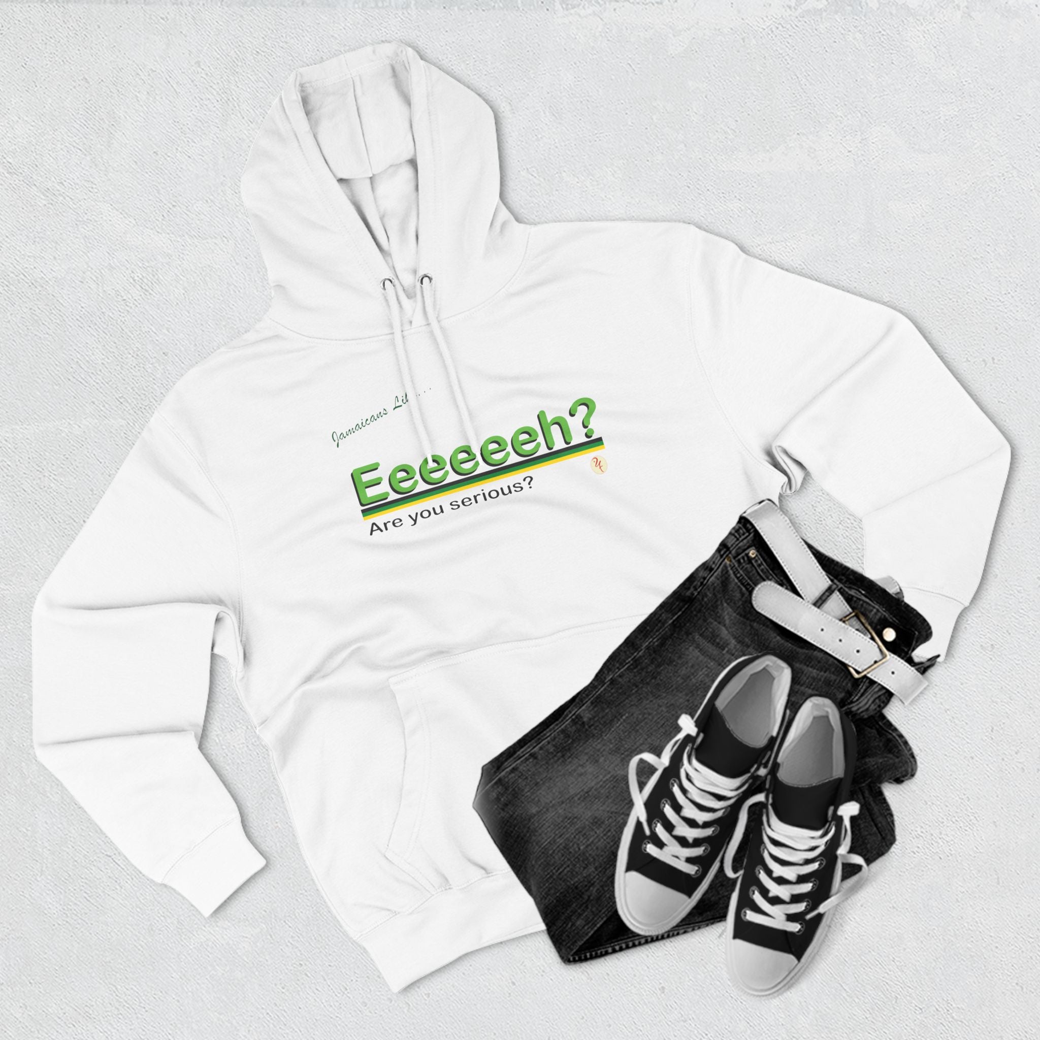 Eeeeeh - Three-Panel Fleece Hoodie
