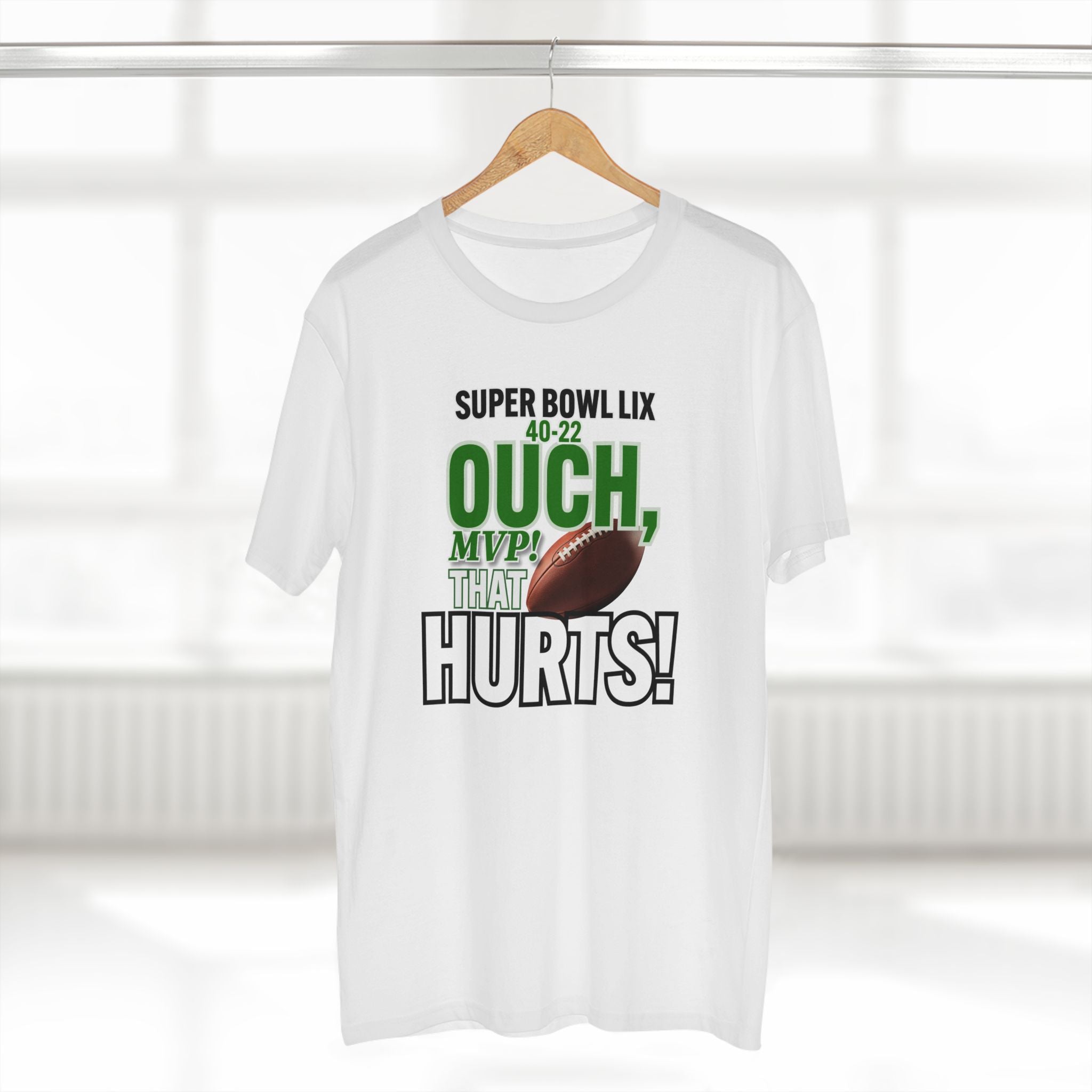 Super Bowl LIX Ouch, That Hurts! Adult Tee - Perfect for Football Fans & Gamers