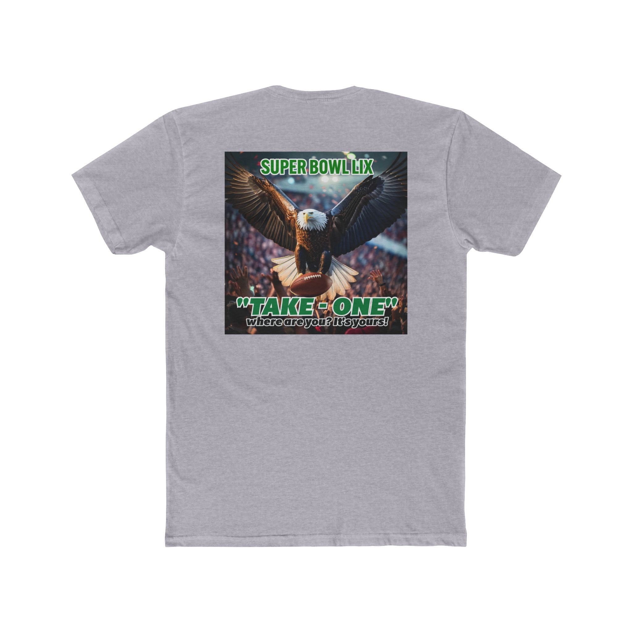 Super Bowl Themed Unisex Cotton Crew Tee - 'Ouch, That Hurts!'