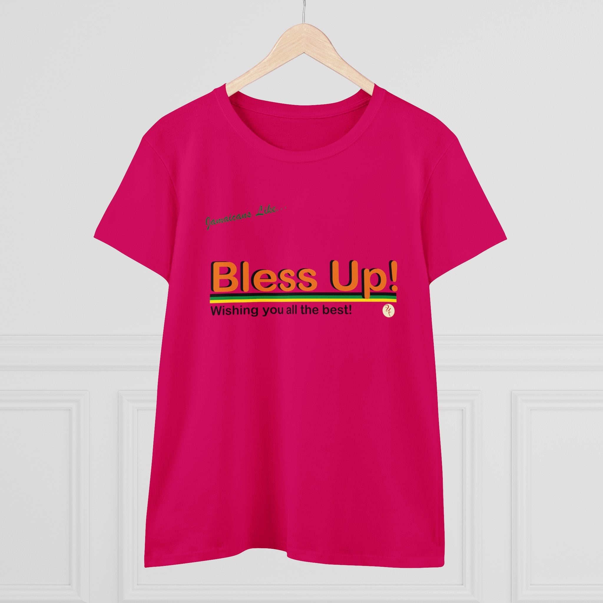 "Bless-up" Women's Midweight Cotton T-Shirt